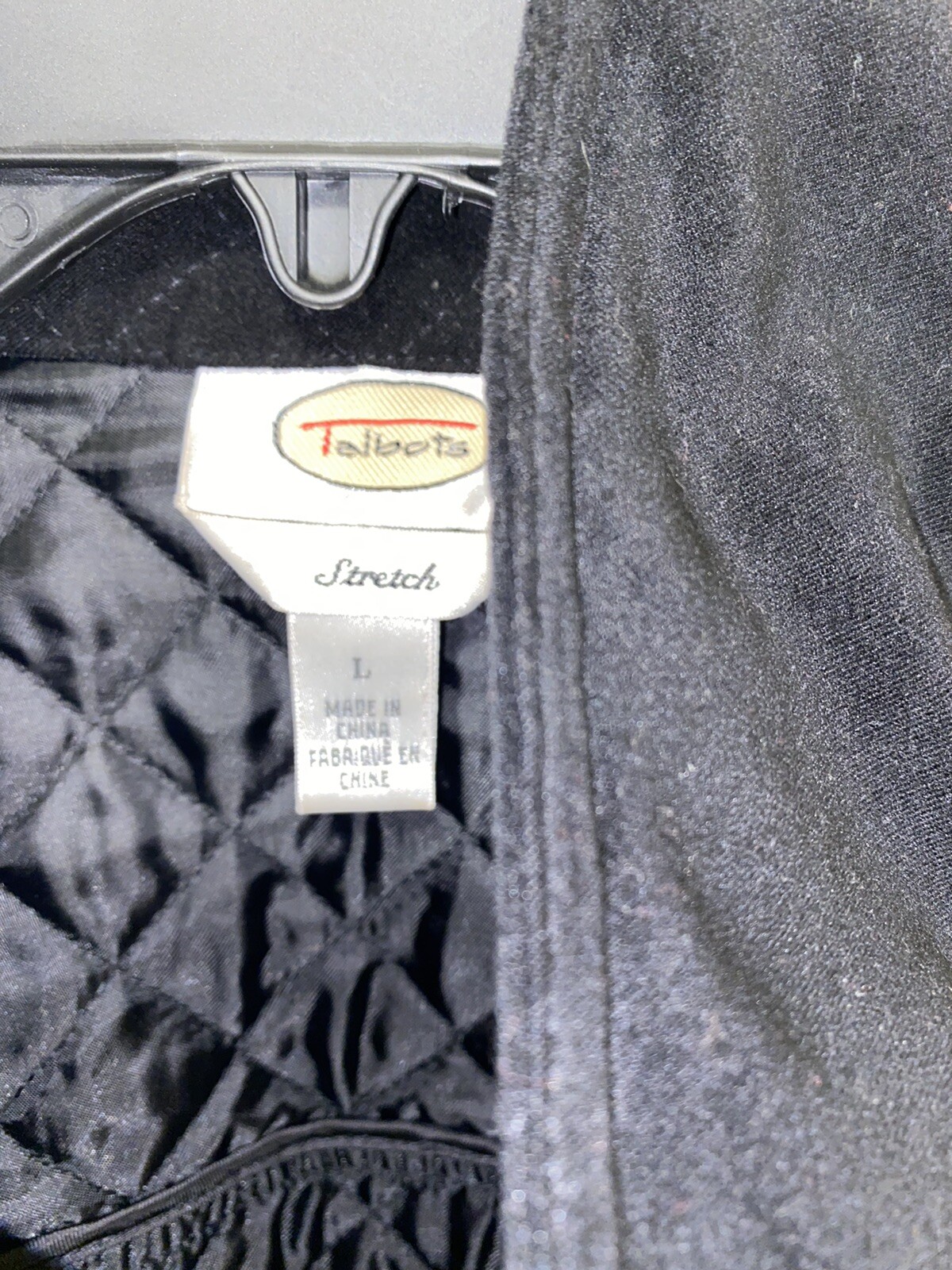 Talbots Large Black Jacket Women’s Button Closure - image 3