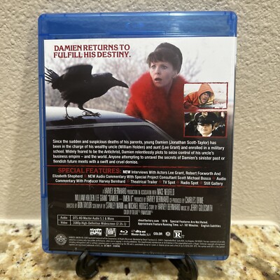 DAMIEN OMEN II (1978) BLU-RAY SCREAM FACTORY EXCLUSIVE DELUXE
