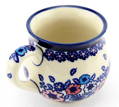 Polish Pottery Lady Mug 8 Oz. by Zaklady Boleslawiec Poland