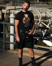 Handmade Black Watch Modern Tartan Kilt - Heavy Weight Traditional Tartan Kilt