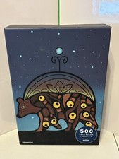 New Hobbry 500 Piece Puzzle. Bear Clan. Indigenous First Nations