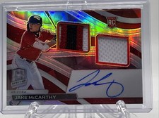 2022 Chronicles Spectra Jake McCarthy Dual Patch On Card Auto RC Diamondbacks!!!