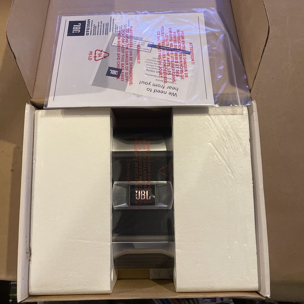 JBL GTO3501 360 Watt RMS Mono Auto Subwoofer Amplifier JBL GTO3501 360 Watt RMS Mono Auto Subwoofer Amplifier