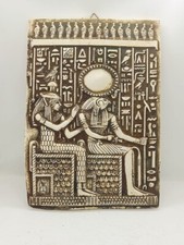RARE ANCIENT EGYPTIAN ANTIQUE HORUS and Queen Nefertiti Hanging on the walls