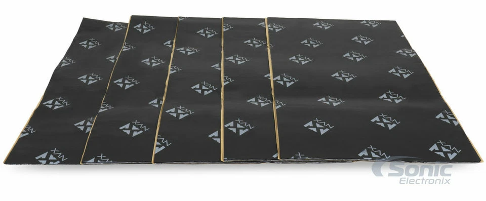 NVX SDRF40 40 sq. Adhesivo amortiguador de sonido de tres capas espuma negra 10 hojas Foto 2 de 4