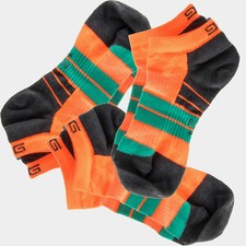 3 Paar Sport Fitness Socken F&uuml;&szlig;linge Sneaker Kurz Damen und Herren NEON
