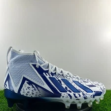 Adidas Freak 23 7v7 SMU Men Size 12 White Blue Football Cleats GW4167 NEW