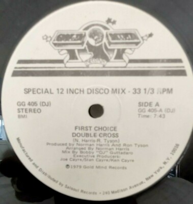 First Choice - DOUBLE CROSS - 12'' - 1979 - EX Vinyl - promo