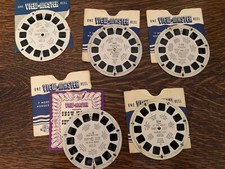5 Vtg View-Master reels 51, 945, FT-25, FT-4, 234 Snow White Rudolph Roy Rogers