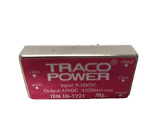 Traco 10W Through Hole Regulated Isolated DC-DC Converter TEN 10-1221
