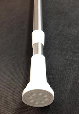 LUXUS AUSZIEHBAR EDELSTAHL DUSCHSCHIENE STANGE ~ 70-120cm Federspannung