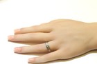 14k yellow gold .90ct princess diamond anniversary wedding band ring 4.4g 4.5 — photo 6
