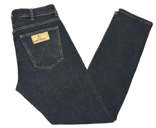 Pantalones de mezclilla Wrangler para hombre Greensboro corte recto 'Smooth Criminal' SEGUNDOS WA195 - Imagen 5 de 10