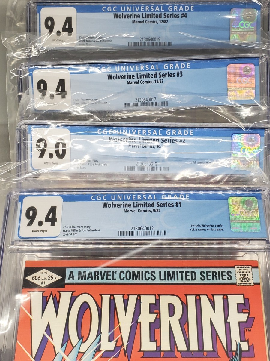 Wolverine #1-4 Limited Series 1984 CGC 9.4 Issue #2 9.0 | eBay