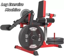 Perfect for Special Leg Fitness, Adjustable Pad Machine For Isolated Thigh, Red