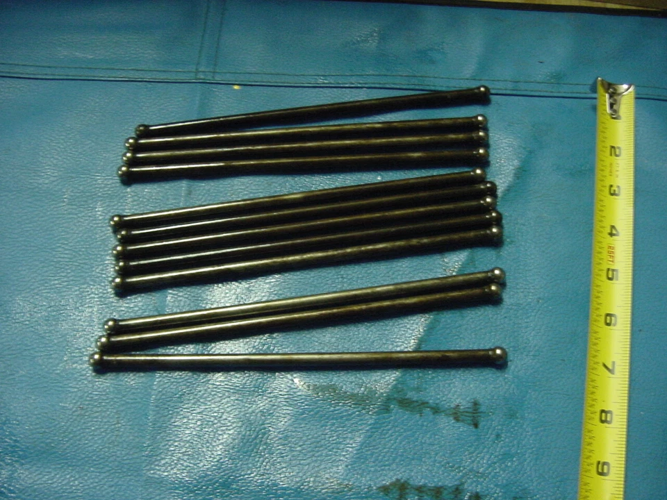 Ford Mustang Falcon Fairlane 1966-70 varilla de empuje de 6 cilindros (12) aproximadamente 8 1/4" sin ajuste Foto 4 de 4