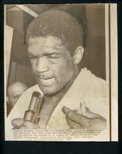 Ernie Terrell Boxer  LOT OF 26 Press Wire Photos fought Muhammad Ali for title - 画像11/12
