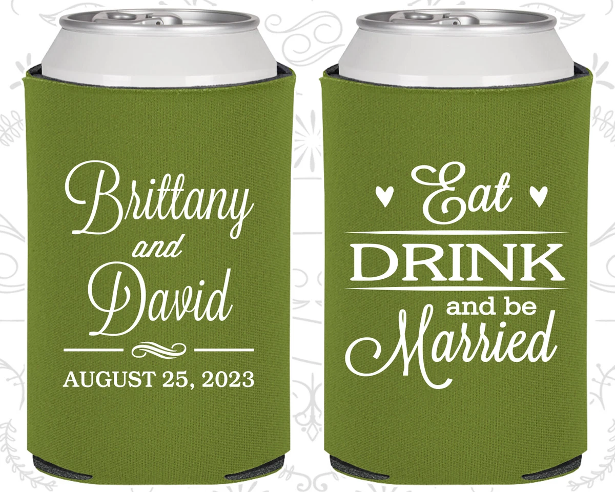 How to make a wedding drink coozie