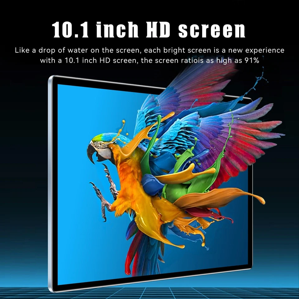 10.1"Tablet PC HD Android 13 6/8/12+128/256/512GB ROM IPS 10 Cores 5G 24+48MP - Image 4 of 4