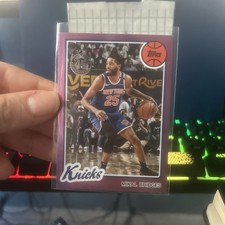 Mikal Bridges 2025-26 Topps Basketball #80BK-38 Pink Holo Foil 45th Anniversary