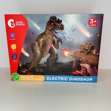 Cute Stone Electric Realistic Dinosaur Model With Lights Sounds Sealed In Box