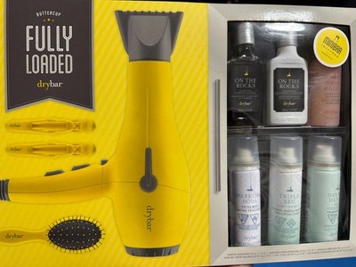 NEW! Drybar full set! Buttercup hair dryer, fully loaded, hair liquids included