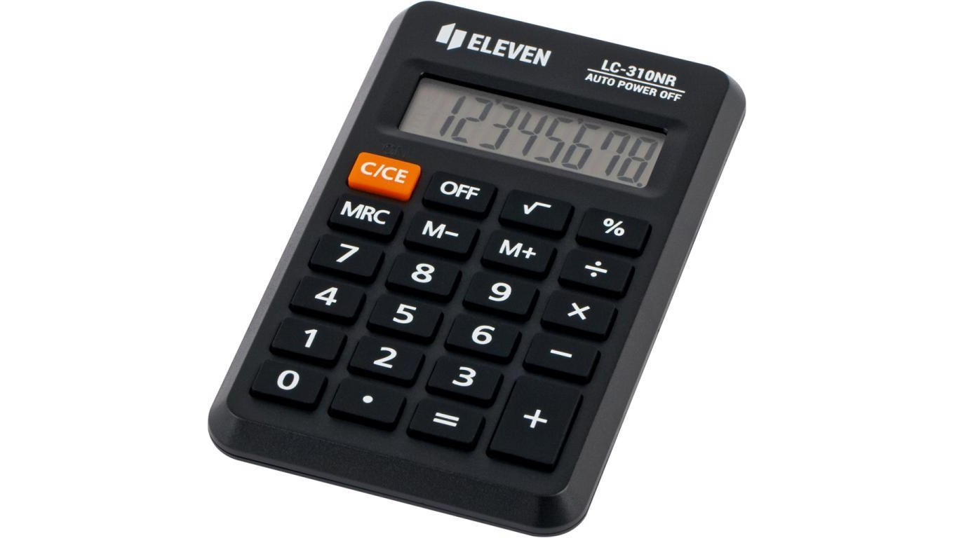 ОДИННАДЦАТЕРИЧНЫЙ калькулятор kieszonkowy LC310NR czarny