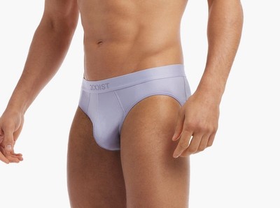 2xist Sliq Men s Low-Rise Brief - Lavender - XL (36-39 Inch) MSRP $28 +FREE 