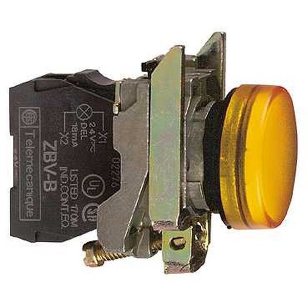 Schneider Electric Jaune Xb4bvb5 Voyant Lumineux 24 V/Dc, 24 V/Ac 1 Pc(S) Piece - Image 2