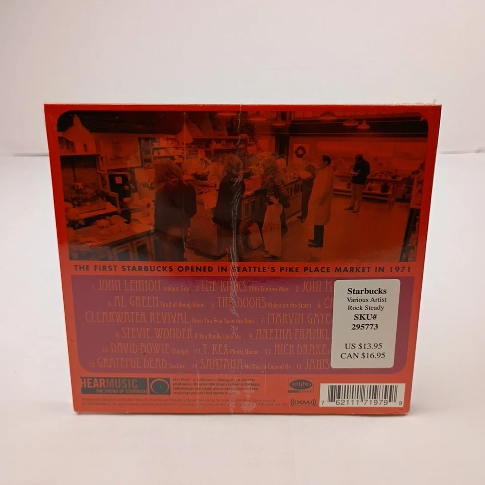 Rock Steady 1971: Celebrating Starbucks 35th Anniversary CD, 2006, Rhino - New - Image 2 of 3