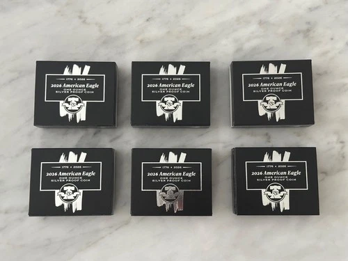 IN HAND 1776 - 2026 W PROOF 1 Oz AMERICAN SILVER EAGLE 250th PRIVY US MINT w/OGP