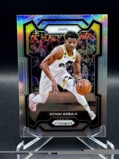 Ochai Agbaji 2023-24 Panini Prizm Silver Utah Jazz #92
