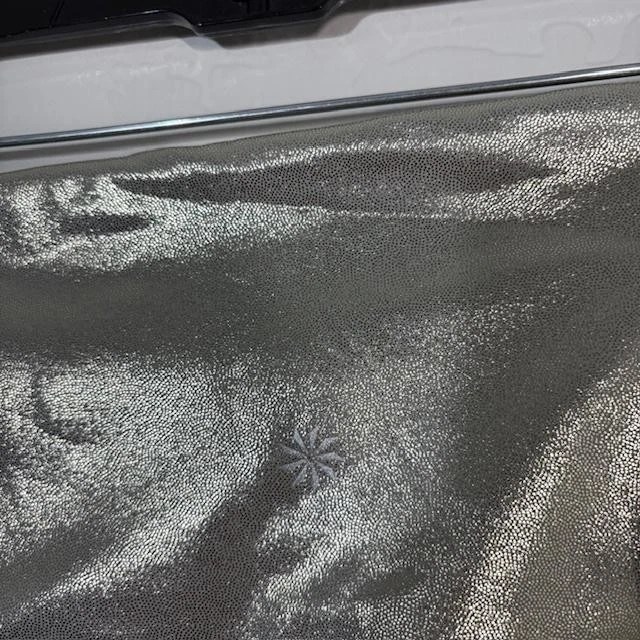 Pantalones Athleta Mujer Pequeños Plateados Elation Brillan Leggings Ajustados Metálicos Yoga Foto 4 de 4