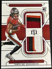 2024 PANINI NATIONAL TREASURES #RDM-JMN JALEN MCMILLAN RC ROOKIE DUAL PATCH /49