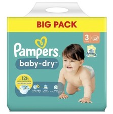 Pampers Baby Dry Taille 3 x 68 Couches 6-10 kg