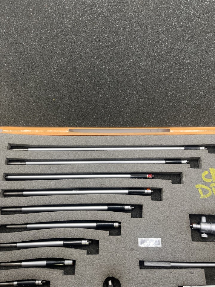 Multiple Items Inside Mitutoyo 141-133 IMS-12 Inside Micrometer Set 2-12