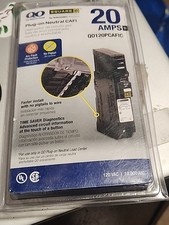 SQUARE D QO120PCAFIC AFCI CIRCUIT BREAKER 20 AMP 1-POLE NEW IN PACKAGING