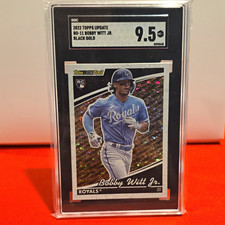 Topps 2022 Topps Update Bobby Witt Jr. Black Gold #BG-11 RC SGC 9.5 Royals