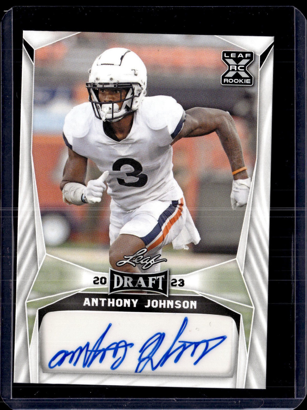 2023 Leaf Draft #BA-AJ1 Anthony Johnson Autographs White