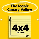 Post-it Super Sticky Notes 4" x 4" Canary Collection Lined 90 Sheet/Pad 12 Pads — photo 3