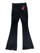 Express Black Jeans Womens Size 4 Slim Flare Stretch High Rise NWD Defect