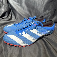 Men Size 12 Adidas Sprintstar Blue Running Spikes EG1200 Track And Field Orange