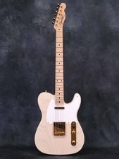 Fender 1955 Telecaster S invecchiato bianco biondo oro ferramenta