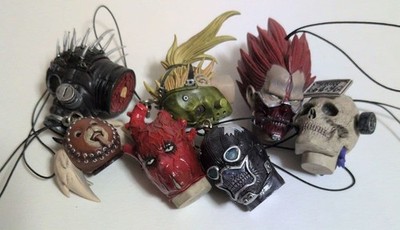 Dorohedoro Head Mascot Collection Set of 7 Capsule Toy Caiman En Shin Nikaido