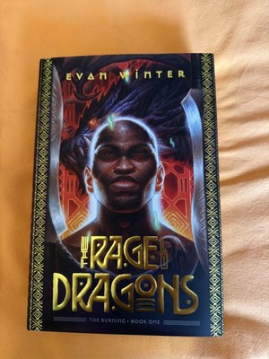 The Rage of Dragons Evan Winter - Wraithmarked Signed Illustrated Hardcover