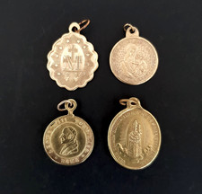 PILGERMEDAILLEN Wallfahrtsandenken MEDAILLEN goldfarben MESSING 19./20. Jhdt.
