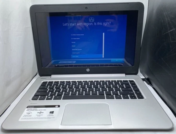 HP Stream 14-z040wm 14" AMD A4 Micro-6400T 2GB RAM 32GB SSD - Image 2 of 4