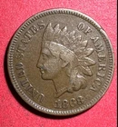 1868 US Indian Head Cent! VG/FINE! Lower Mintage! Semi Key Date! Coin!
