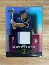 2006 Upper Deck Epic Materials Light Purple Ryne Sandberg 072/145 Chicago Cubs