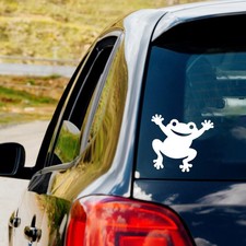 Cute Frog Splat Vinyl Decal Sticker Car Truck Window Laptop Water bottle Sticker